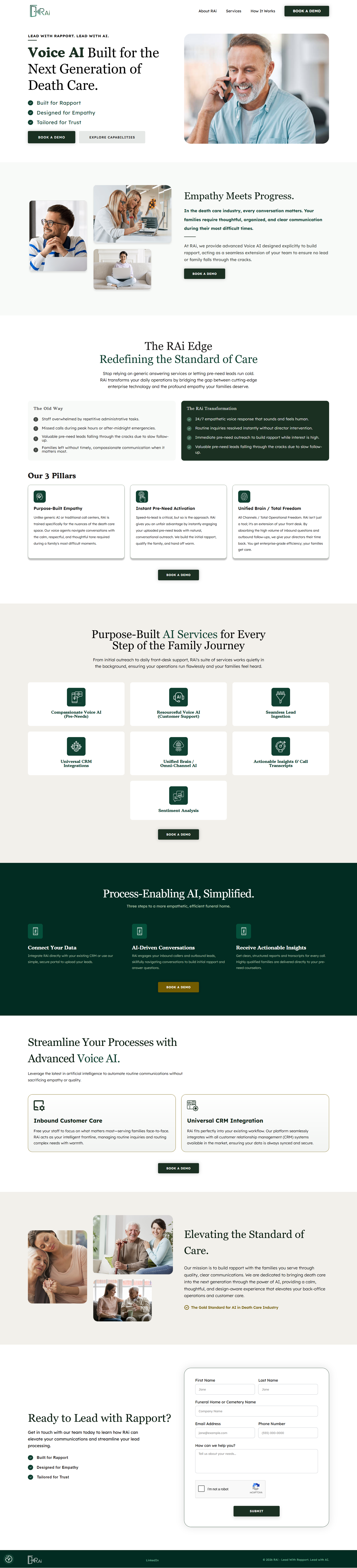 Landing page